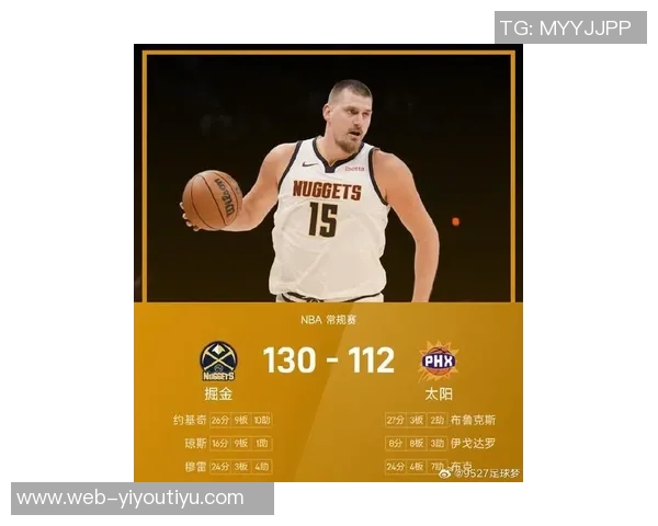 掘金背靠背对决太阳约基奇与布鲁斯布朗出战存疑引关注